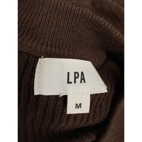 Lpa 'Clementine' Brown Cut Out Dress Size L - NWT - Picture 4 of 5
